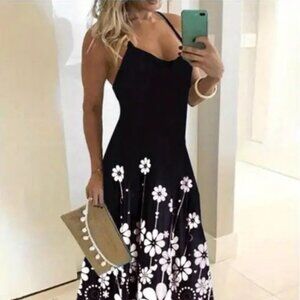 Women Plus Size Elegant Floral Maxi Summer Party Cocktail Holiday Dress 20W